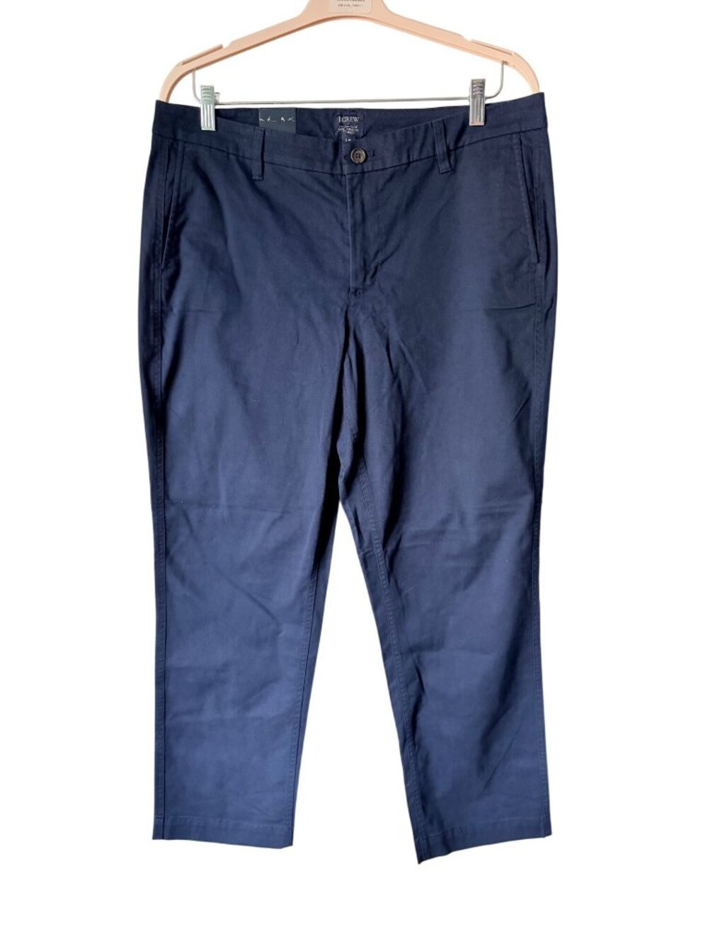 J.Crew High-Rise Girlfriend Chino Pants Navy Blue Size 14